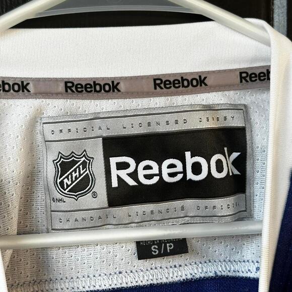 Toronto Maple Leafs NHL Hockey Jersey Reebok Blue White Lace Up Large - Picture 4 of 8